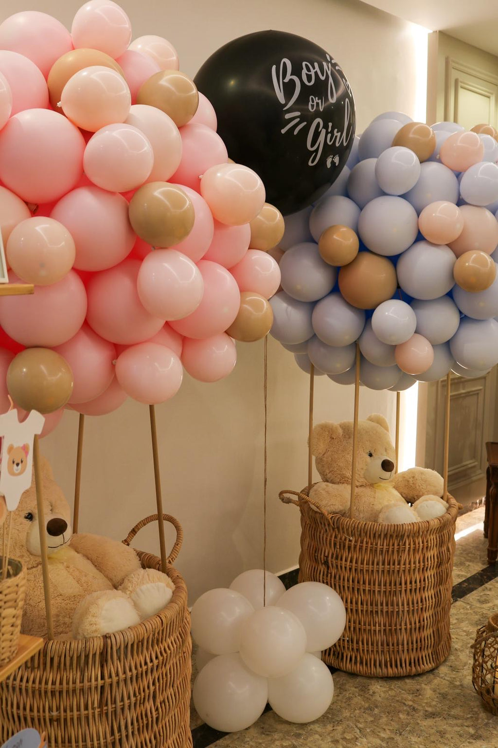 Teddy Air balloon Setup 💙🧸🩷