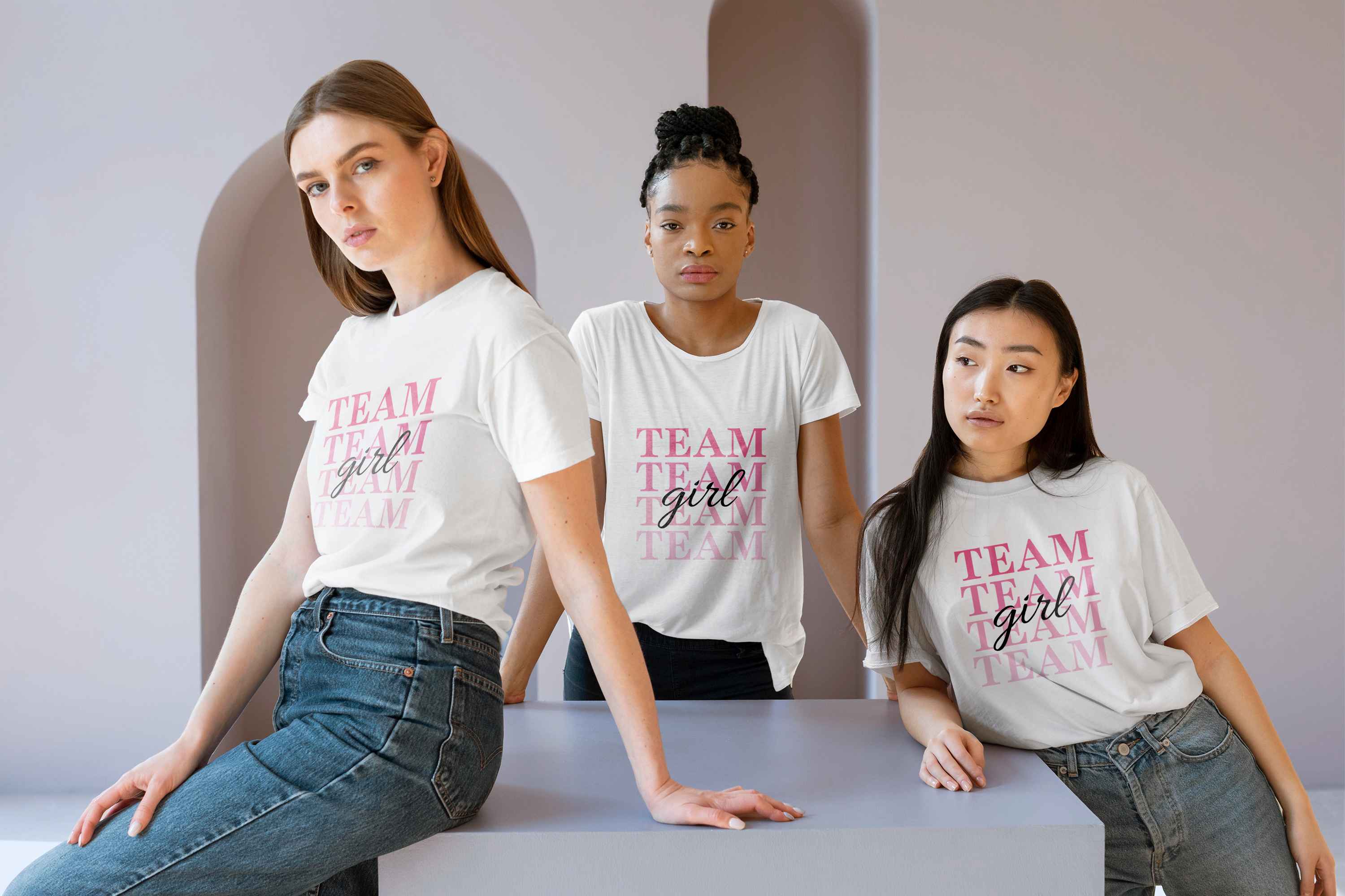 Team Girl or Boy T-Shirts [Half Sleeve]