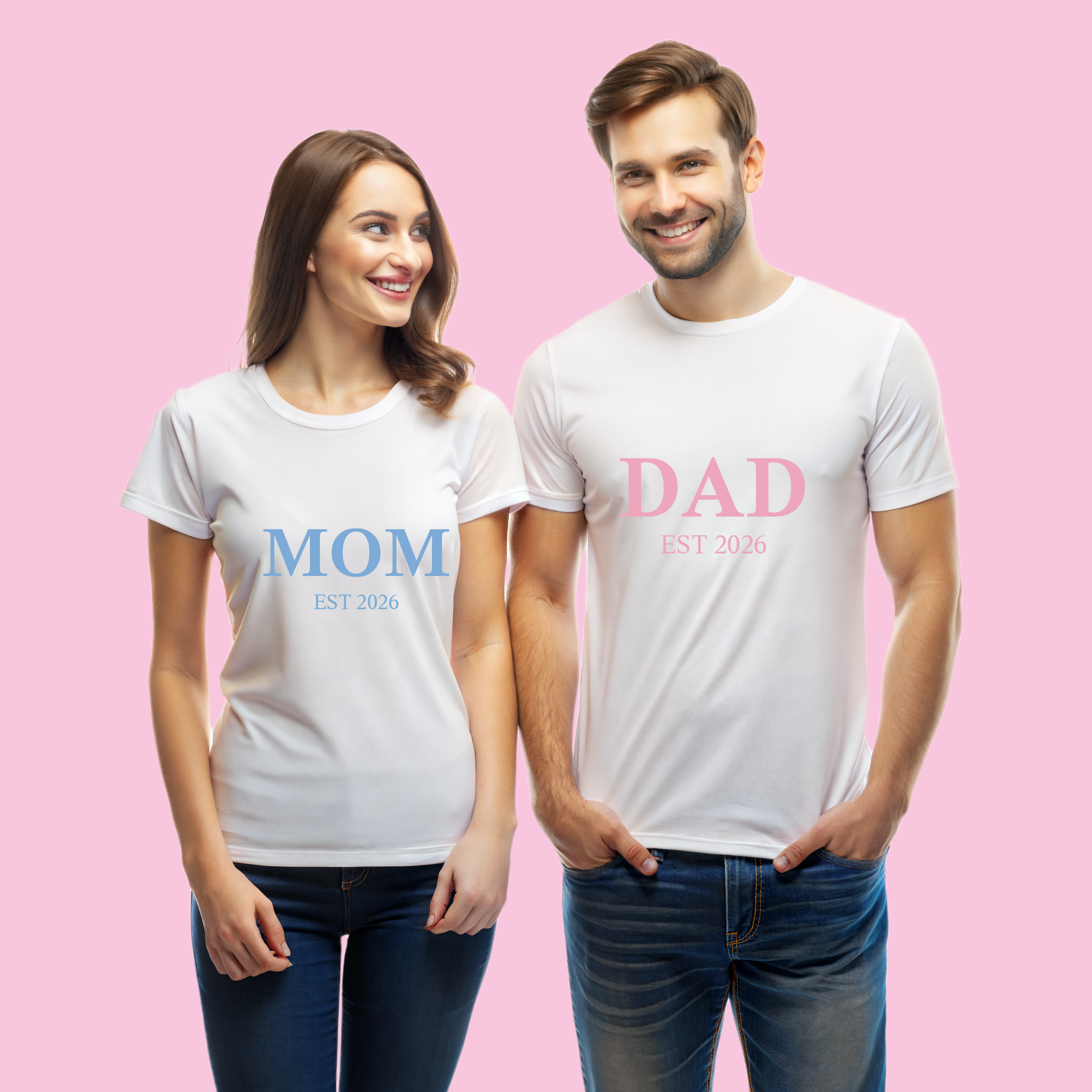 Mom Est 2026 [Half Sleeve T-Shirt]
